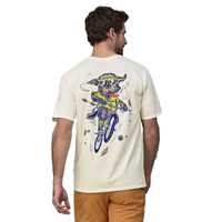 T-Shirt - Birch White - Uomo - T-Shirt uomo Ms Trail Hound Organic T-Shirt  Patagonia