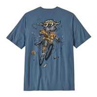 T-Shirt - Utility Blue - Uomo - T-Shirt uomo Ms Trail Hound Organic T-Shirt  Patagonia