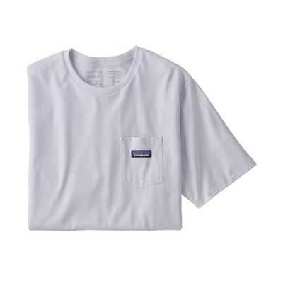 T-Shirt - White - Uomo - T-Shirt Ms P-6 Label Pocket Responsibili-Tee  Patagonia