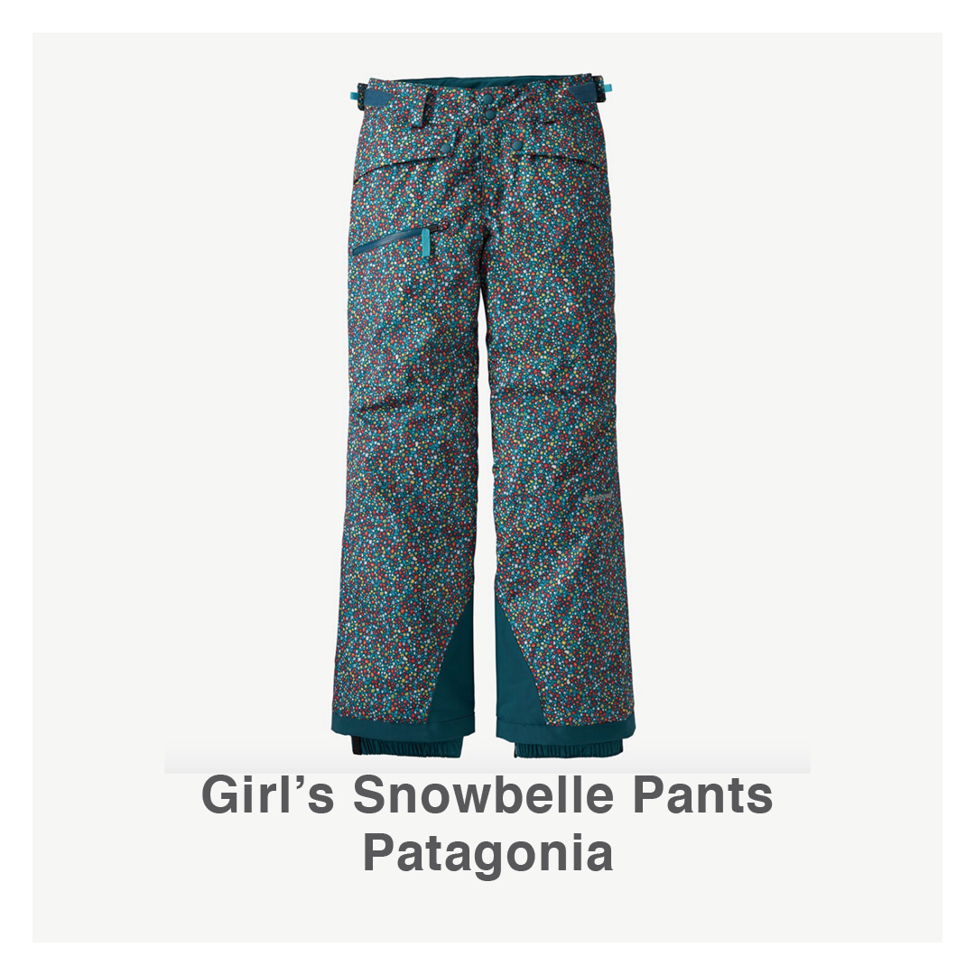 Pantaloni da sci per bambina ragazza Patagonia