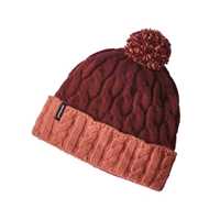 Berretti - Glacier Stripe: Tomato - Unisex - Ws Pom Beanie  Patagonia
