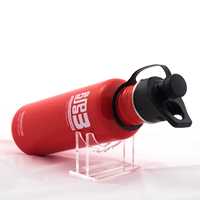 Borracce - Rosso - Unisex - 800 ml Borraccia Acciaio  KleanKanteen