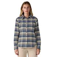 POS-WBF25_42406_RPBA_SR1 Camicie - Barnacle Blue - Donna - Ws Fjord Flannel Shirt  Patagonia