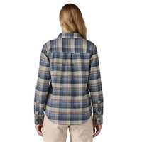 POS-WBF25_42406_RPBA_SR2 Camicie - Barnacle Blue - Donna - Ws Fjord Flannel Shirt  Patagonia