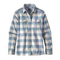 Camicie - Boxwood Plaid: Birch White - Donna - Camicia Donna Ws L/S Fjord Flannel Shirt  Patagonia
