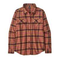 Camicie - Burl Red - Donna - Camicia flanella donna Ws L/S Organic Cotton MW Fjord Flannel Shirt  Patagonia