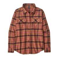 Camicie - Burl Red - Donna - Camicia flanella donna Ws L/S Organic Cotton MW Fjord Flannel Shirt Cotone Patagonia