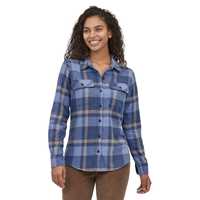 Camicie - Current blue - Donna - Camicia flanella donna Ws L/S Organic Cotton MW Fjord Flannel Shirt  Patagonia