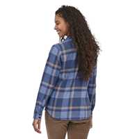 Camicie - Current blue - Donna - Camicia flanella donna Ws L/S Organic Cotton MW Fjord Flannel Shirt  Patagonia