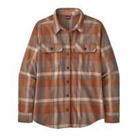 Camicie - Dusky brown - Donna - Camicia flanella donna Ws L/S Organic Cotton MW Fjord Flannel Shirt  Patagonia