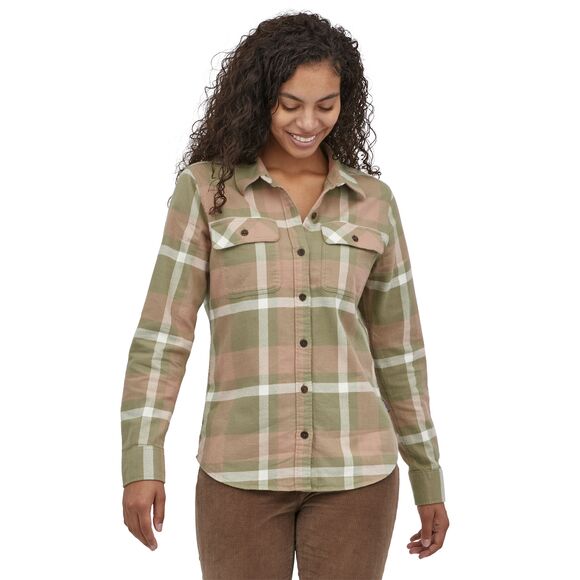 Camicia flanella donna W s L S Organic Cotton MW Fjord Flannel Shirt Patagonia
