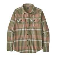 Camicie - Garden green - Donna - Camicia flanella donna Ws L/S Organic Cotton MW Fjord Flannel Shirt Cotone Patagonia