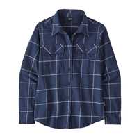 Camicie - New navy - Donna - Camicia flanella donna Ws L/S Organic Cotton MW Fjord Flannel Shirt  Patagonia