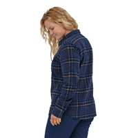 Camicie - New navy - Donna - Camicia flanella donna Ws L/S Organic Cotton MW Fjord Flannel Shirt Cotone Patagonia