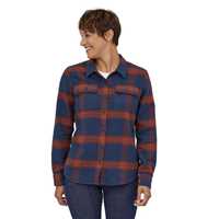 Camicie - New navy - Donna - Ws Long-Sleeved Fjord Flannel Shirt  Patagonia