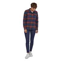 Camicie - New navy - Donna - Ws Long-Sleeved Fjord Flannel Shirt  Patagonia