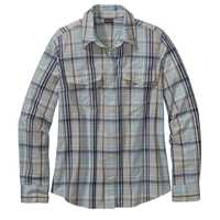 Camicie - Quadretti Blu - Donna - Womens Long-Sleeved Overcast Shirt  Patagonia