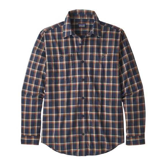 Camicie - Ridgeline neo navy - Uomo - Ms L/S Pima Cotton Shirt  Patagonia