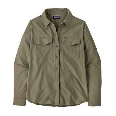 Camicie - River Rock Green - Donna - Ws L/S Self Guided Sun Shirt  Patagonia