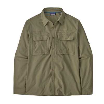 Camicie - River Rock Green - Uomo - Ms L/S Self Guided Sun Shirt  Patagonia