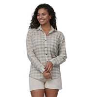 Camicie - Stingray mauve - Donna - Camicia donna Ws LW A/C L/S Shirt  Patagonia