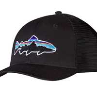 Cappellini - Black - Uomo - Fitz Roy Trout Trucker Hat  Patagonia
