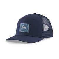 Cappellini - Neo navy - Unisex - Cappellino Fly the Flag Label Trucker Hat  Patagonia