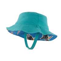 Cappellini - Vessel Blue - Bambino - Cappello bambino Baby Sun Bucket Hat  Patagonia