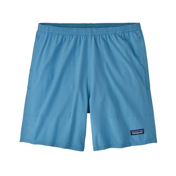 MEN'S ARENA ICONS BEACH BERMUDA LOGO BURGUNDY-NEON BLUE