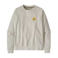 Felpe - Birch White - Donna - Felpa Donna Ws Alpine Icon Regenerative Organic Pilot Cotton Crew Sweatshirt  Patagonia