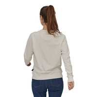 Felpe - Birch White - Donna - Felpa Donna Ws Alpine Icon Regenerative Organic Pilot Cotton Crew Sweatshirt  Patagonia