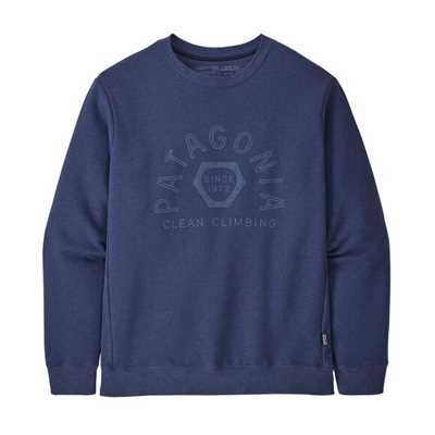 Felpe - Current blue - Uomo - Felpa Uomo Ms Clean Climb HexUprisal Crew Sweatshirt  Patagonia