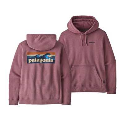 Felpe - Evening mauve - Uomo - Felpa Boardshort Logo Uprisal Hoody Cotone Patagonia