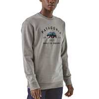 Felpe - Gravel Heather - Uomo - Felpa Ms Fitz Roy Bear Uprisal Crew Sweatshirt  Patagonia