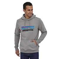 Felpe - Gravel Heather - Uomo - Felpa uomo Ms P-6 Logo Uprisal Hoody  Patagonia