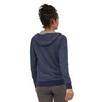 Felpe - Navy Blue - Donna - Felpa Donna Ws P-6 Label French Terry Full Zip Hoody  Patagonia