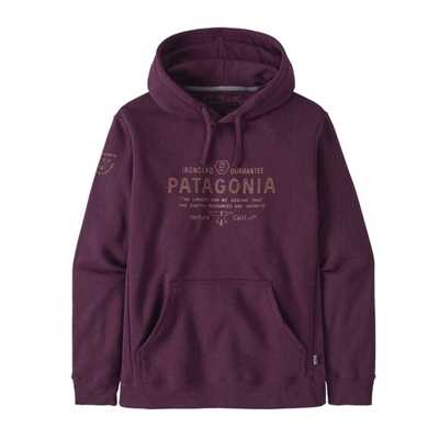 Felpe - Night Plum - Uomo - Felpa Forge Mark Uprisal Hoody Cotone Patagonia