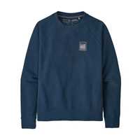 Felpe - Tidepool blue - Donna - Felpa Donna Ws Alpine Icon Regenerative Organic Pilot Cotton Crew Sweatshirt  Patagonia
