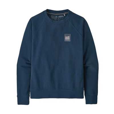 Felpe - Tidepool blue - Donna - Felpa Donna Ws Alpine Icon Regenerative Organic Pilot Cotton Crew Sweatshirt  Patagonia
