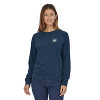 Felpe - Tidepool blue - Donna - Felpa Donna Ws Alpine Icon Regenerative Organic Pilot Cotton Crew Sweatshirt  Patagonia