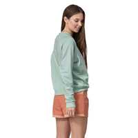 Felpe - Wispy Green - Donna - Felpa donna Regenerative Organic Cotton Essential Top  Patagonia