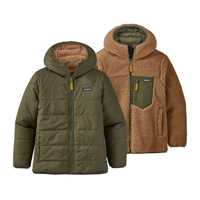 Giacche - Basin green - Bambino - Giacca ragazzo Kids Reversible Ready Freddy Hoody  Patagonia
