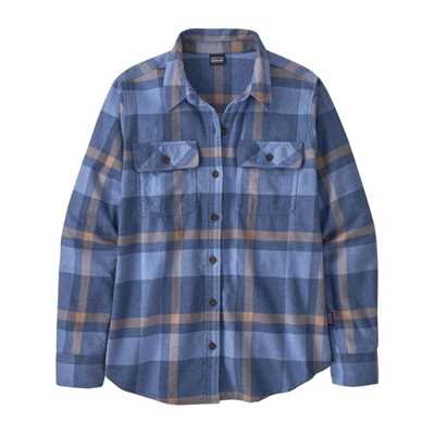 Giacche - Current blue - Donna - Camicia donna Ws Long Sleeve Organic Cotton Flanell Shirt  Patagonia