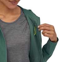 Giacche - Regen green - Donna - Pile tecnico Ws R1 TechFace Hoody Revised  Patagonia