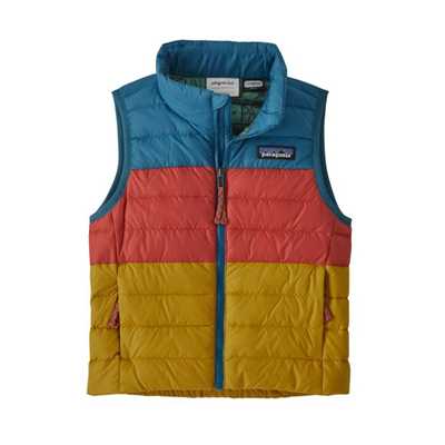 Gilet - Wavy blue - Bambino - Gilet Piuma Bambino Baby Down Sweater Vest  Patagonia