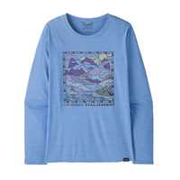Maglie - Abundant Blue - Donna - Ws L/S Cap Cool Daily Graphic Shirt - Lands  Patagonia