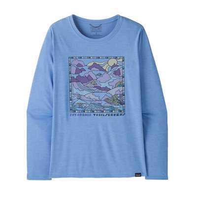 Maglie - Abundant Blue - Donna - Ws L/S Cap Cool Daily Graphic Shirt - Lands  Patagonia