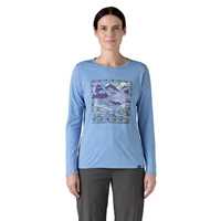 Maglie - Abundant Blue - Donna - Ws L/S Cap Cool Daily Graphic Shirt - Lands  Patagonia