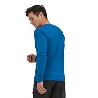 Maglie - Alpine blue - Uomo - T-shirt tecnica manica lunga uomo Ms L/S Cap Cool Merino Graphic Shirt Lana Patagonia