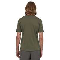 Maglie - Basin green - Uomo - T-shirt tecnica uomo Ms Cap Cool Merino Graphic Shirt Lana Patagonia